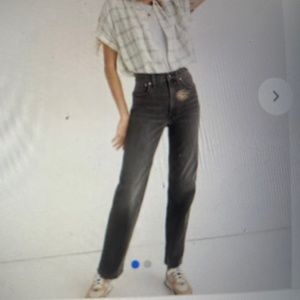 MADEWELL Perfect vintage straight jean in cosner wash petite 27